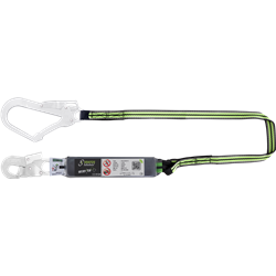 Longe en sangle 2 m avec absorbeur d’énergie et connecteurs FA5020217 et FA5020755