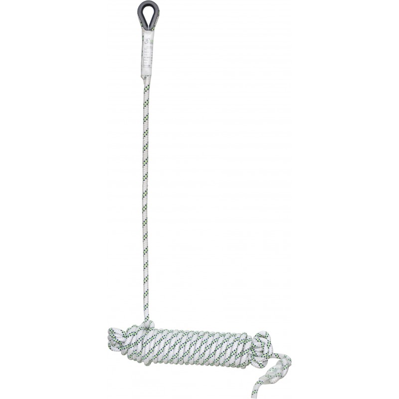 Compact fall arrester on Kernmantle rope 10m Compact fall arrester on Kernmantle rope 10m