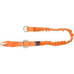 Stretch lanyard for connecting heavy tools