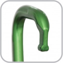 Green Aluminium Screw-locking Karabiner