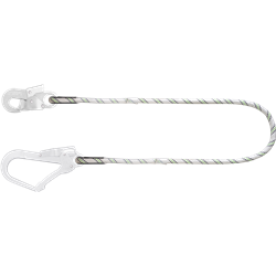 Longe en corde tressée 2m avec mousquetons FA5020217 et FA5020755