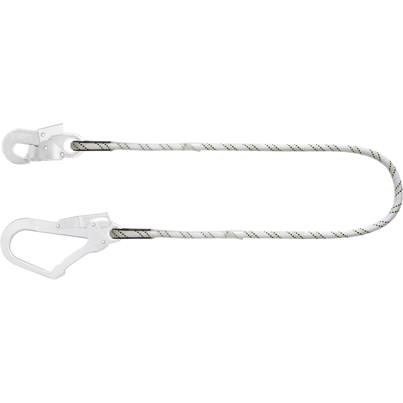 Longe en corde tressée 2m avec mousquetons FA5020217 et FA5020755