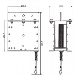 Antichute de charge (maxi 1000 kg)