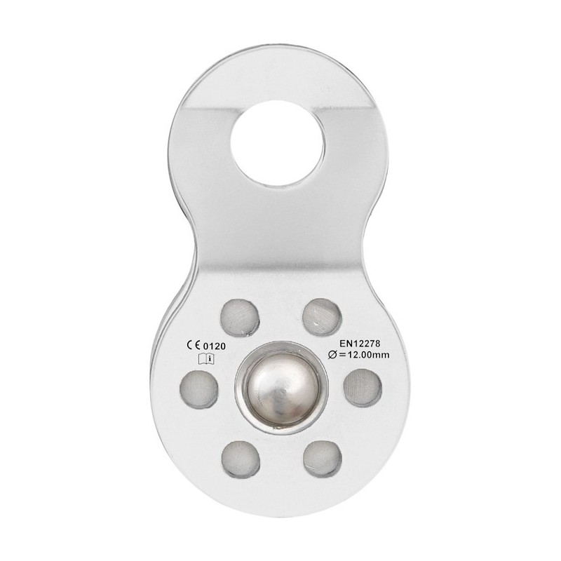 Single pulley with movable flanges, single attachment Single pulley with movable flanges, single attachment