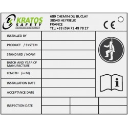 Identifikationsplatte für Systeme KS