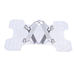 Potelet intermédiaire de ligne de vie horizontale câble KS-Line (KS 4000) pour couverture bac acier