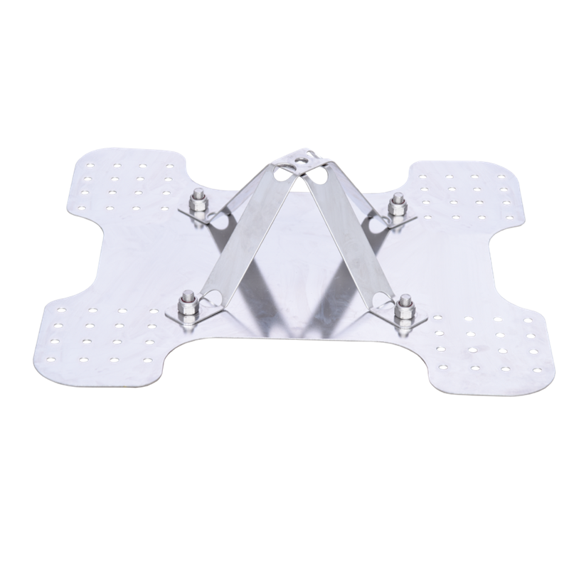 Potelet intermédiaire de ligne de vie horizontale câble KS-Line (KS 4000) pour couverture bac acier