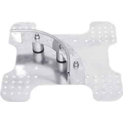 Potelet de virage de ligne de vie horizontale câble KS-Line (KS 4000) pour couverture bac acier