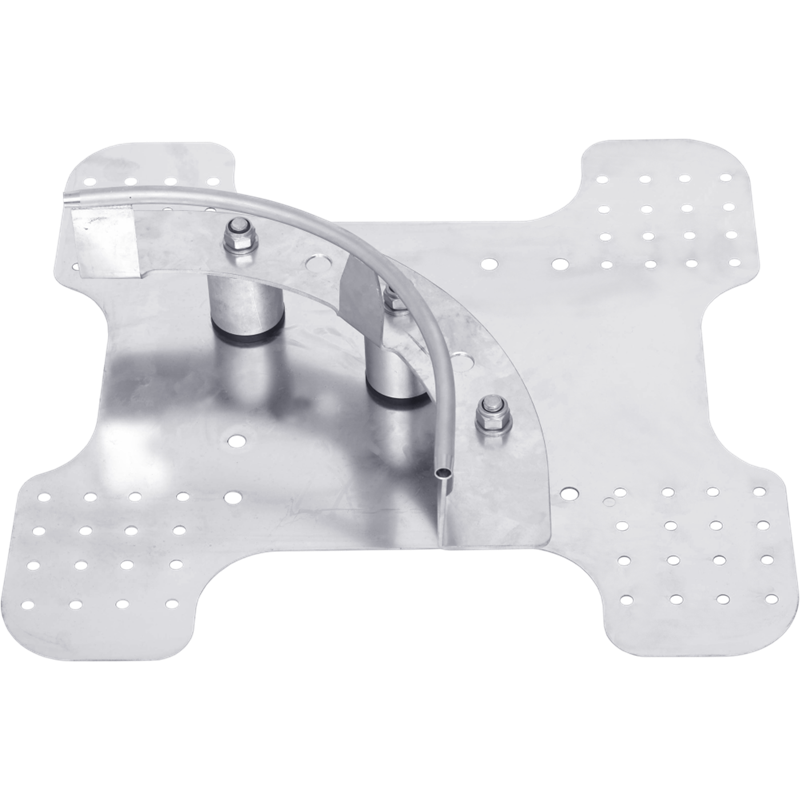 Potelet de virage de ligne de vie horizontale câble KS-Line (KS 4000) pour couverture bac acier Potelet de virage de ligne de vie horizontale câble KS-Line (KS 4000) pour couverture bac acier