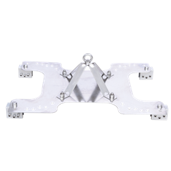 Anchor post for horizontal wire rope lifeline KS-Line (KS 4000) for standing seam roof