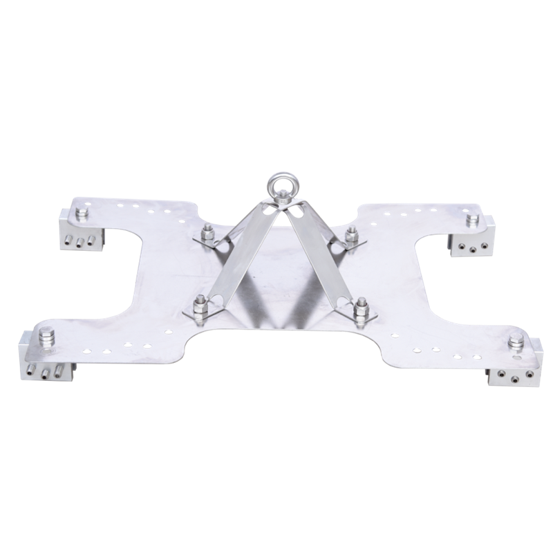 Potelet d’ancrage pour ligne de vie horizontale câble KS-Line (KS 4000) pour couverture à joint debout Potelet d’ancrage pour ligne de vie horizontale câble KS-Line (KS 4000) pour couverture à joint debout