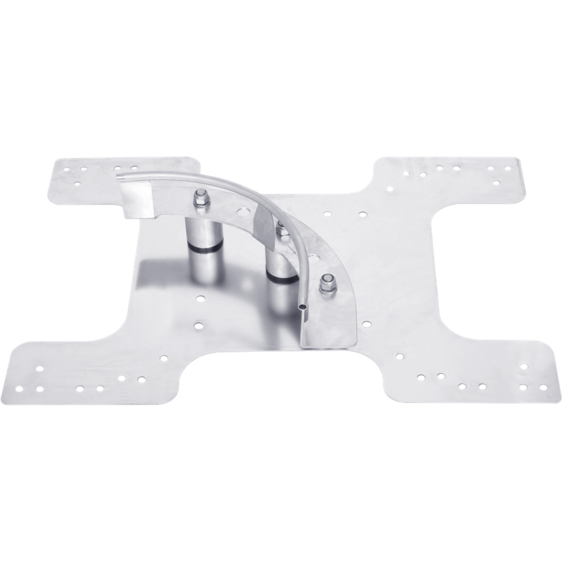 Potelet de virage pour ligne de vie horizontale câble KS-Line (KS 4000) pour couverture à joint debout