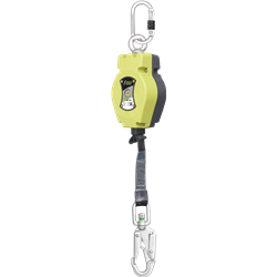 HELIXON webbing, retractable fall arrester 3,5 m, for vertical use only