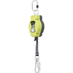 HELIXON Polyestergurtband, Höhensicherungsgerät mit automatischem Rückzug 6 m, Nur für den vertikalen Gebrauch