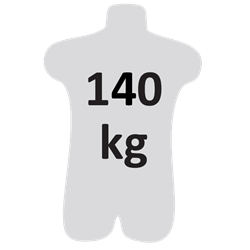 Energy absorbing kernmantle rope lanyard 2 mtr with ring adjuster