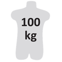 NON FIRE Forked Energy Absorbing webbing Lanyard 1m