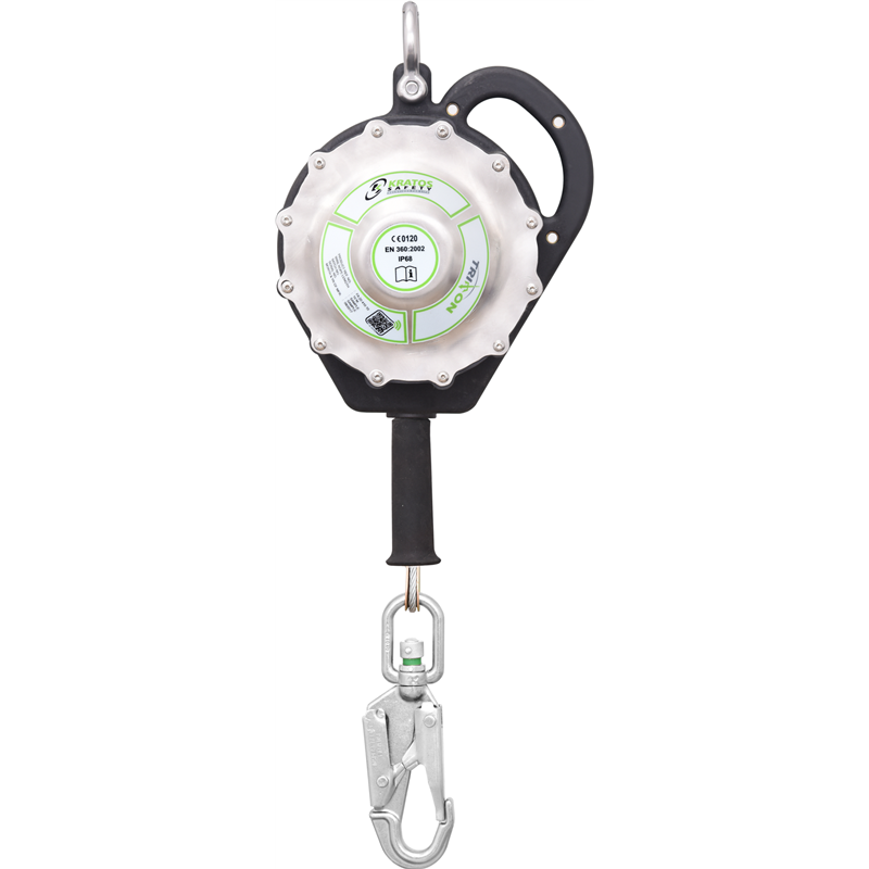 TRITON wire rope, airtight retractable fall arrester 10 m TRITON wire rope, airtight retractable fall arrester 10 m