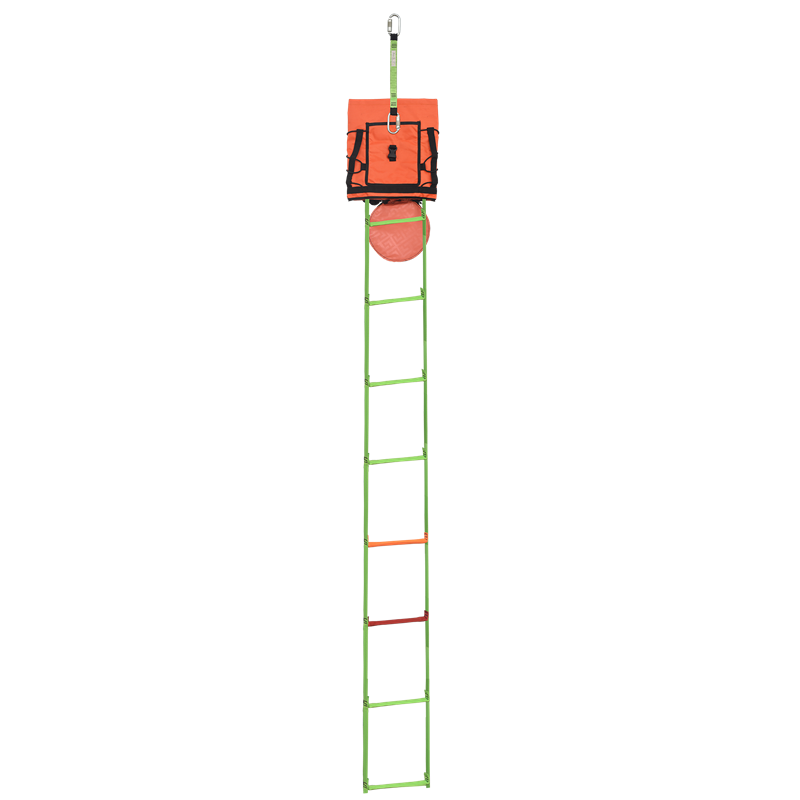 Escalera de rescate en cinta, lg. 6 m