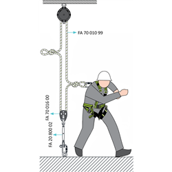 TYROLL, ratchet pulley