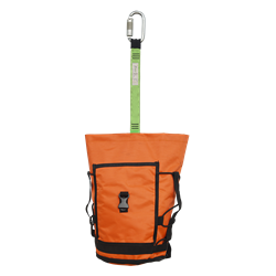 Échelle de sauvetage en sangle, lg. 6 m, avec système de sécurisation intégré