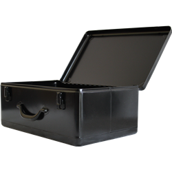 Metal suitcase