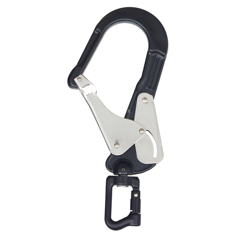 Aluminum rebar hook with openable termination eye Aluminum rebar hook with openable termination eye