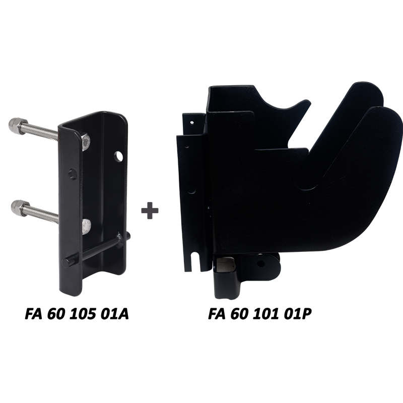 EASYSAFEWAY - Universal mounting brackets set for retractable fall arresters with integrated rescue winch EASYSAFEWAY - Universal mounting brackets set for retractable fall arresters with integrated rescue winch