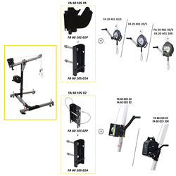 EasySafeWay 1, Mobile H-shaped base davit system (1370 mm high column)