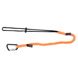 Stretch lanyard for connecting tools