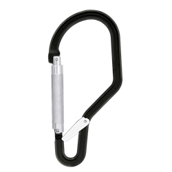 Aluminiumkarabiner mit Automatikverschluss und Sperrhebel