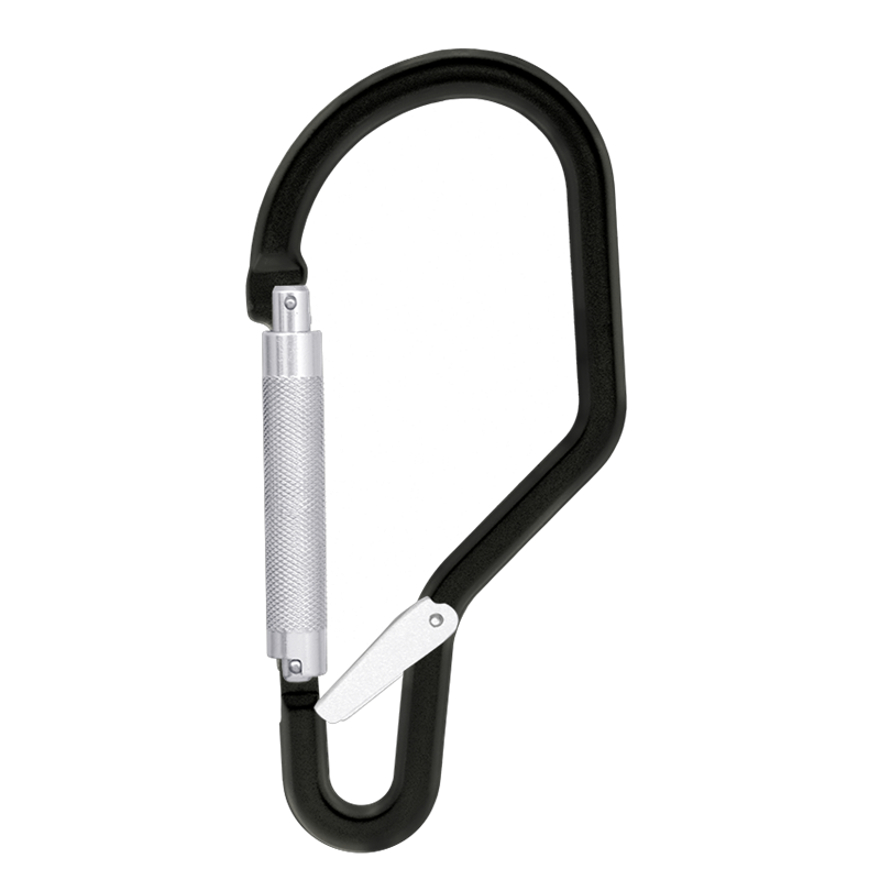 Mousqueton aluminium verrouillage automatique à linguet