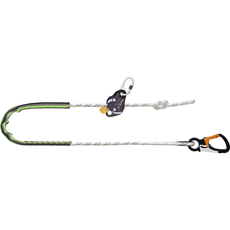 Eslinga trenzada de posicionamiento en el trabajo con modulador, longitud máx. 5 m Eslinga trenzada de posicionamiento en el trabajo con modulador, longitud máx. 5 m