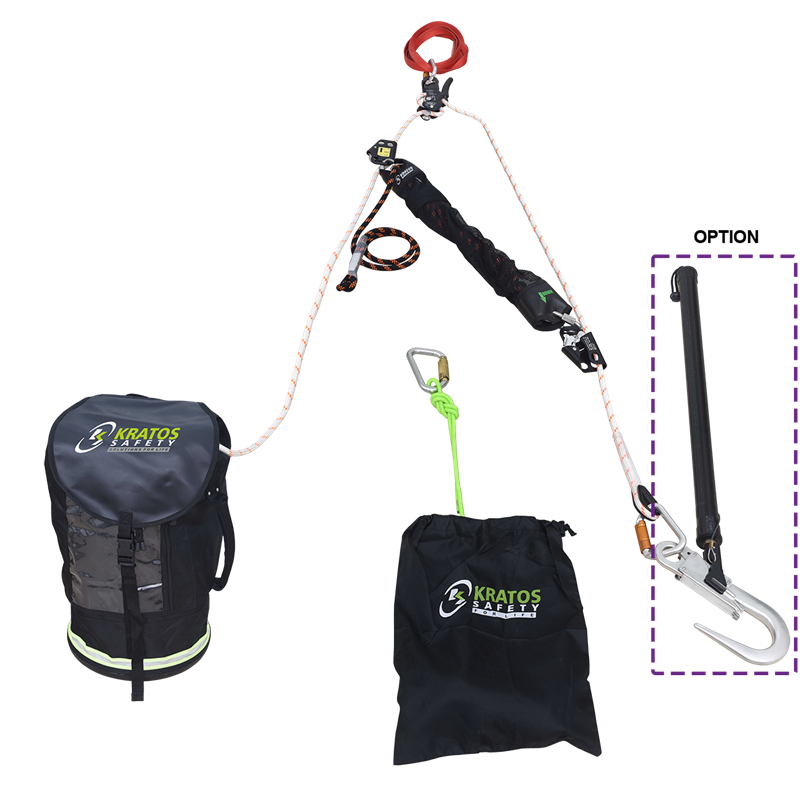 Kit universal de evacuación manual 20 m Kit universal de evacuación manual 20 m