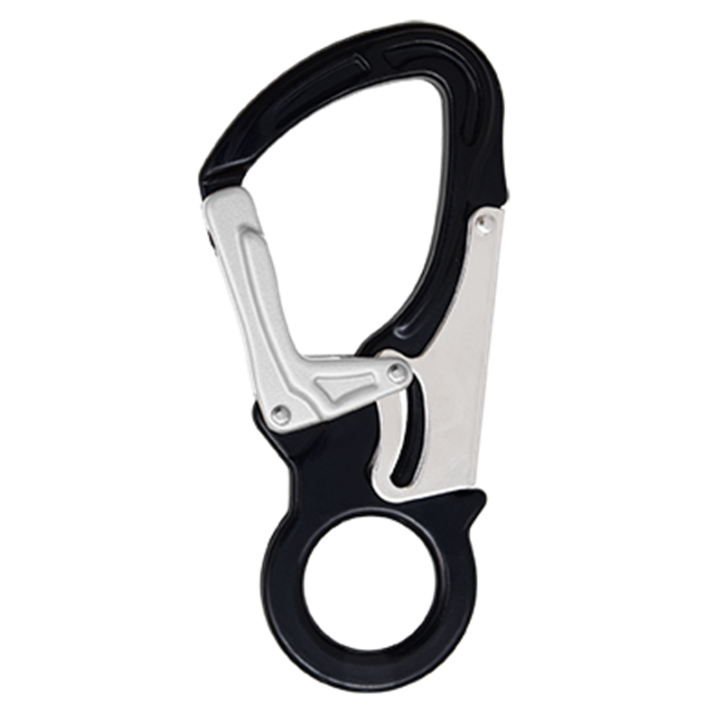 Crochet aluminium double action à verrouillage automatique, type Keylock Crochet aluminium double action à verrouillage automatique, type Keylock
