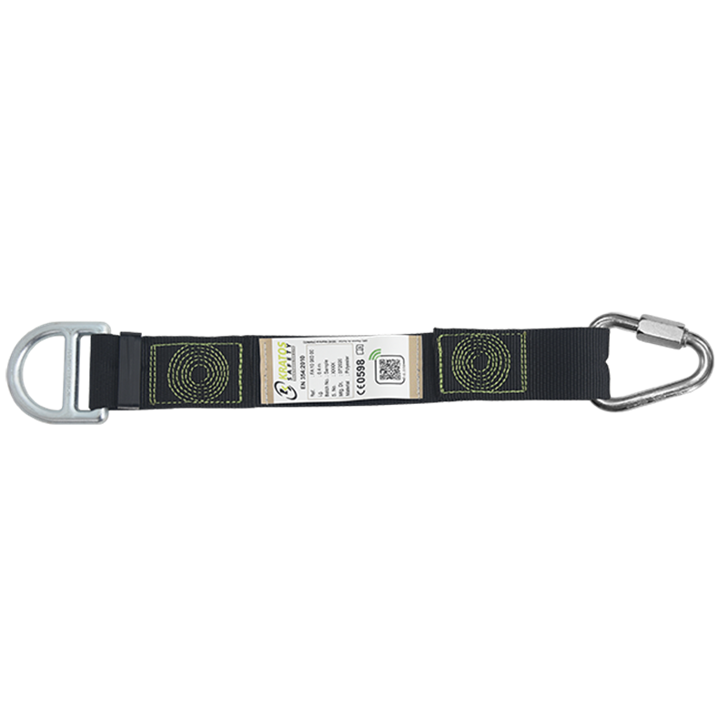 Cinghia di estensione amovibile con D di attacco FA 10 903 00 e maglia rapida 12 mm Cinghia di estensione amovibile con D di attacco FA 10 903 00 e maglia rapida 12 mm