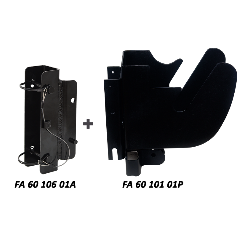 EASYSAFEWAY 2 - Universal mounting brackets set for retractable fall arresters with integrated rescue winch