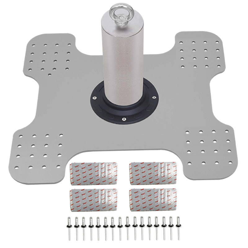Potelet d'extrémité avec système d'absorption d'énergie pour ligne de vie KS-Line sur couverture bac acier