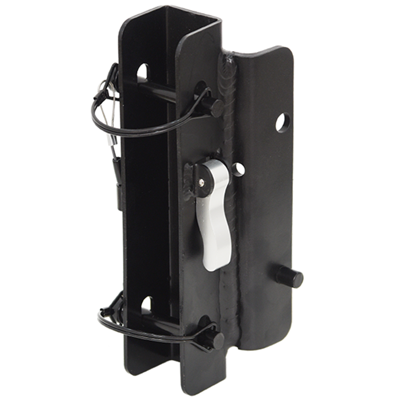 Universal adaptation plate for retractable fall arrester with integrated rescue winch on double head-mounted pulley Tripod Universal adaptation plate for retractable fall arrester with integrated rescue winch on double head-mounted pulley Tripod