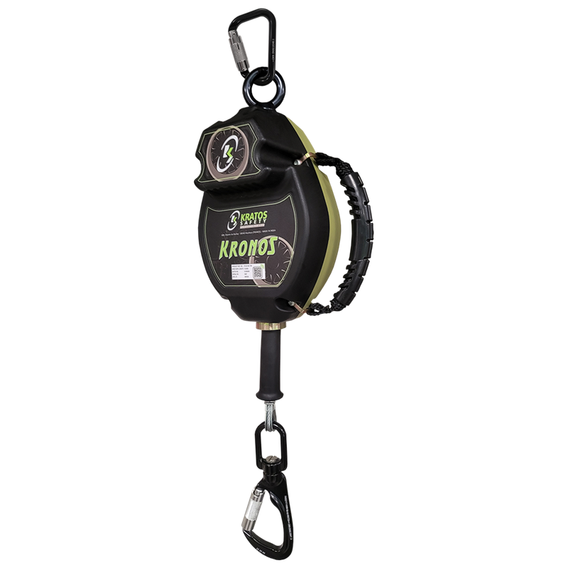 KRONOS, retractable fall arrester with constant winding speed