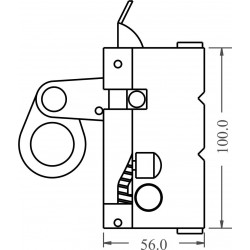 Fall Arrester on polyamide twisted rope