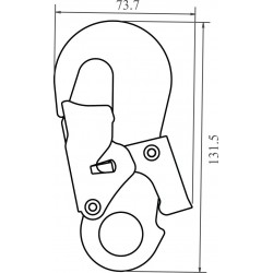 Aluminium Snap Hook
