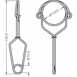 Anchorage Hook 110 mm