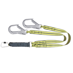 Longe fourche en sangle avec absorbeur d'énergie  