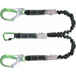 Energy absorbing expandable lanyard 2 mtr with connectors FA5020217 and FA5020755