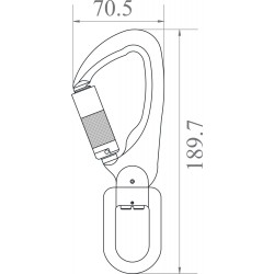 Aluminium Snap Hook
